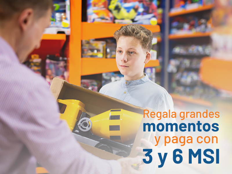 Chedraui juguetería 3 y 6 MSI