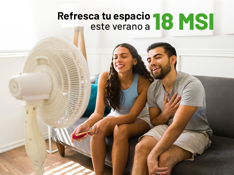 Bodega Aurrera refresca tu espacio este verano a 18 MSI